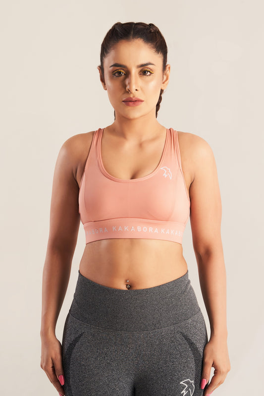 Cut Out Back High Support Bra