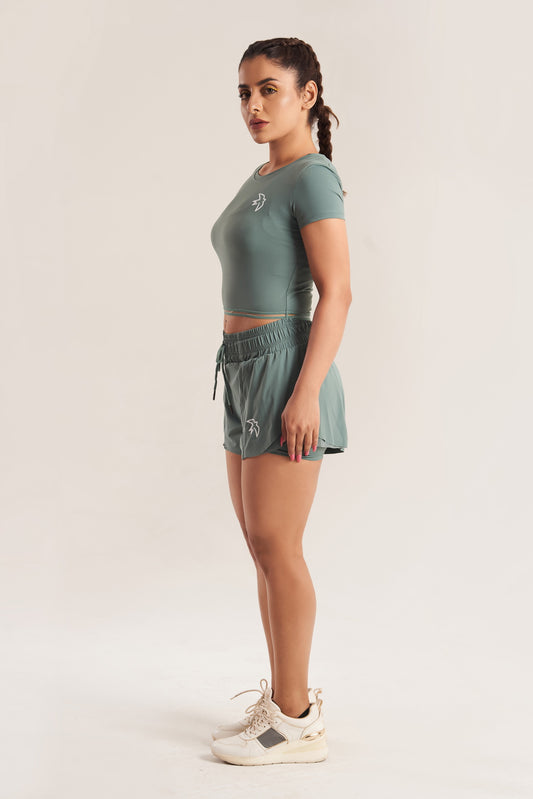 Seamless 2in1 Shorts Set