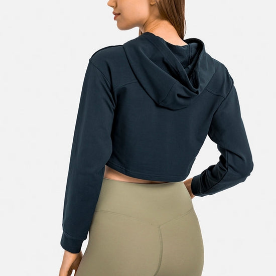 Training Cropped Hoodie
