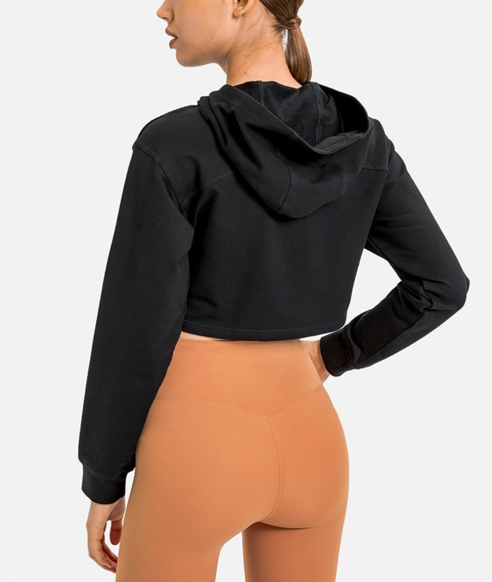 Training Cropped Hoodie